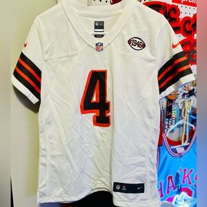 NWOT W/Flaws Womens Nike Deshaun Watson Cleveland Browns Jersey Size Large.